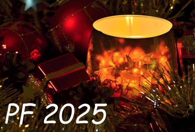 PF 2025 - novoroční přání
PF 2025 novoroční přání vánoční obrázky - zdarma ke stažení a k vytisknutí na výšku jako firemní novoročenku ve formátu 17 x 11,5 cm nebo poslat jako on-line elektonickou pohlednici e-card. Rozlišení 1920px.
Keywords: PF 2025 zdarma,novoročenky